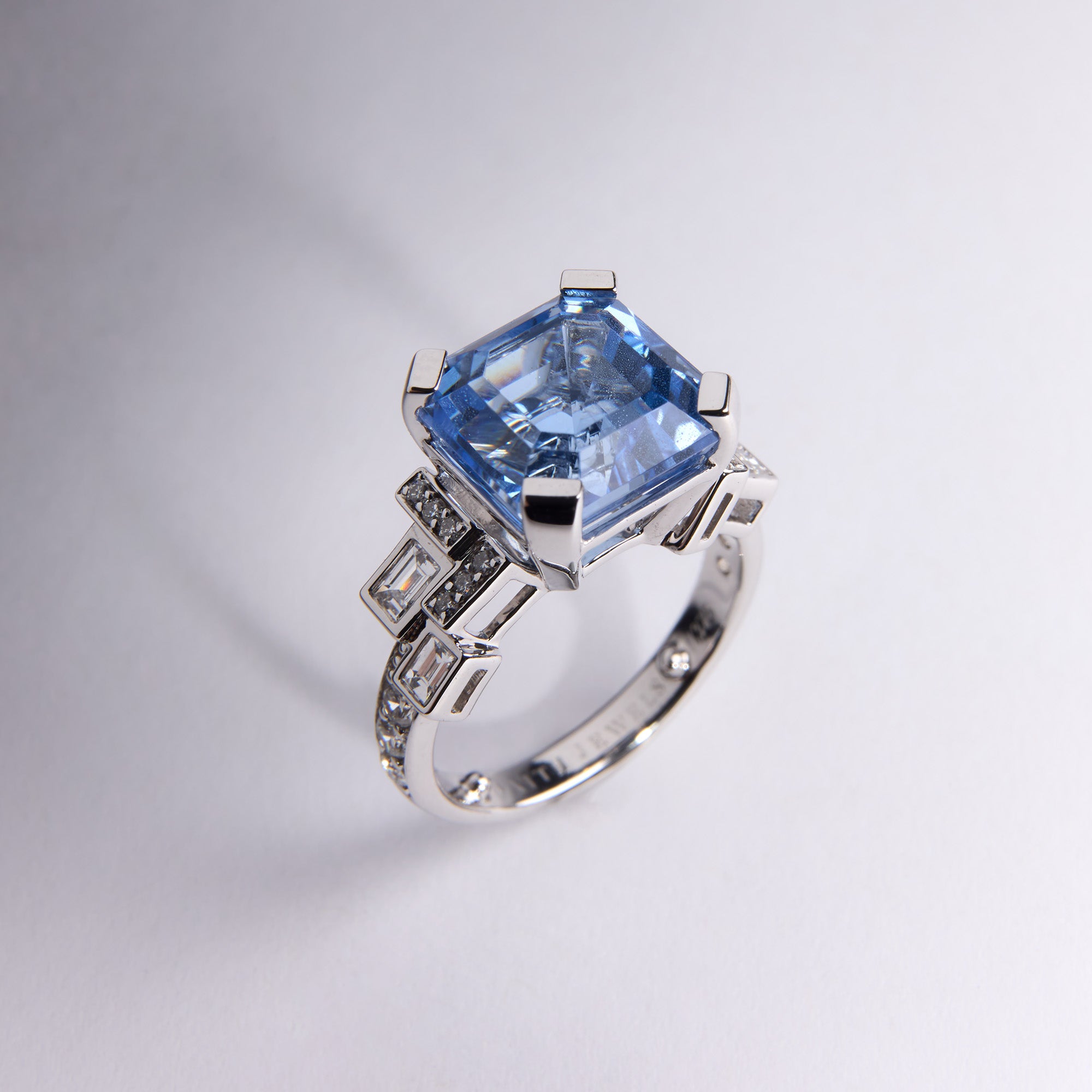 SKYLINE AQUAMARINE RING - SOLD