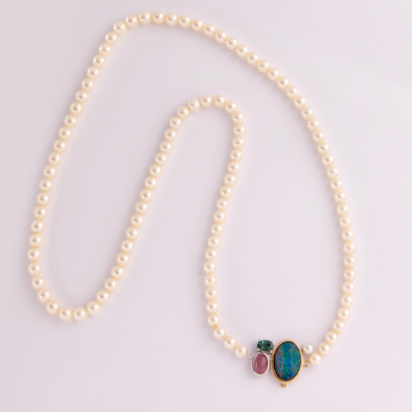 HEIRLOOM PEARL CLASP NECKLACE - SOLD