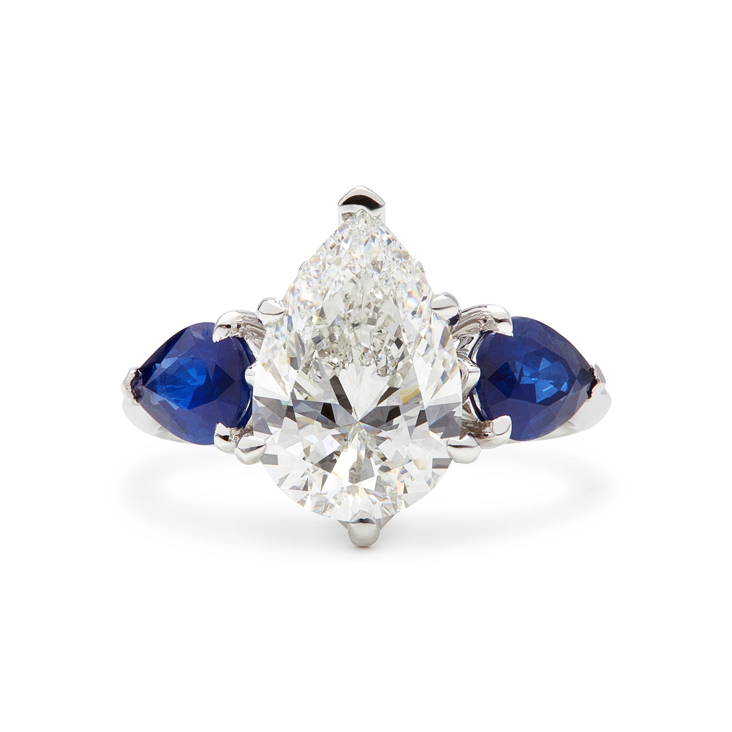 BELLE ÉPOQUE ENGAGEMENT RING - BLUE SAPPHIRE