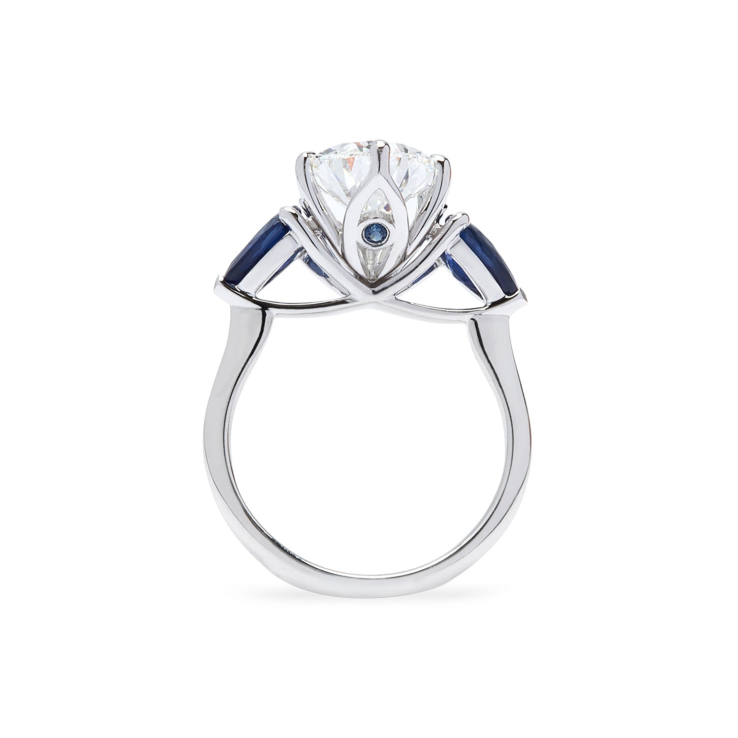 BELLE ÉPOQUE ENGAGEMENT RING - BLUE SAPPHIRE