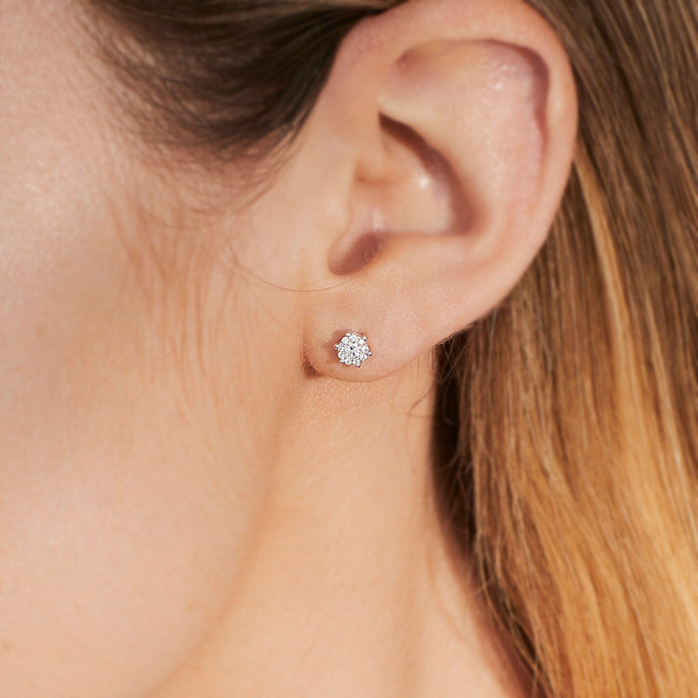 DIAMOND CLUSTER STUDS