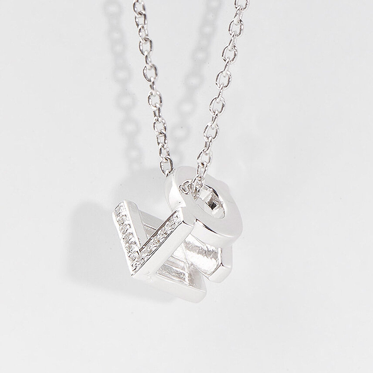 BESPOKE INITIAL CUBE PENDANT