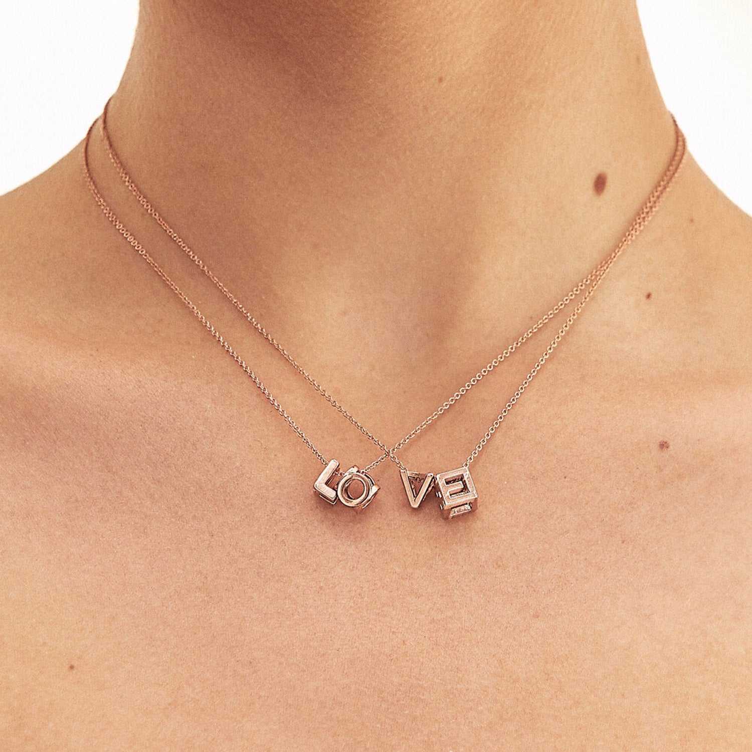 BESPOKE INITIAL CUBE PENDANT