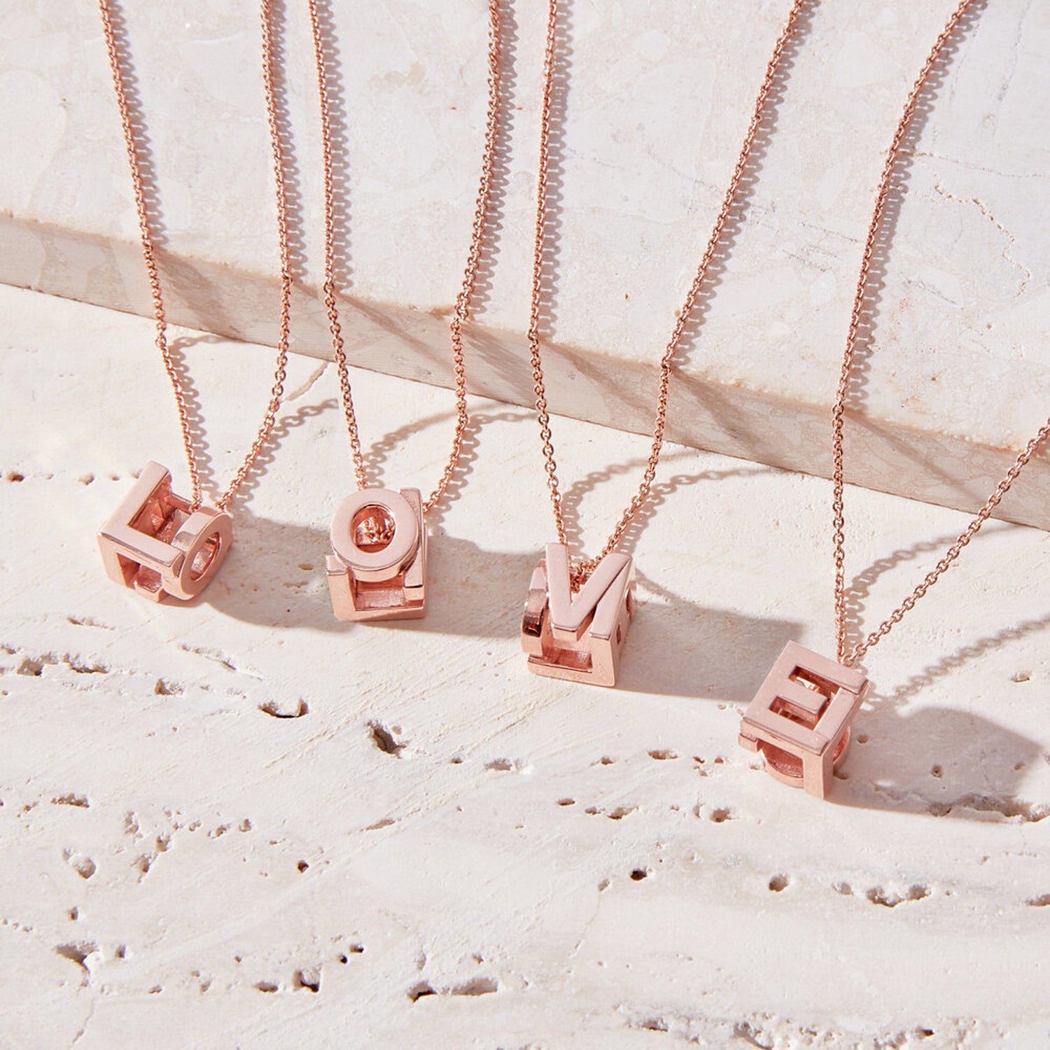 BESPOKE INITIAL CUBE PENDANT