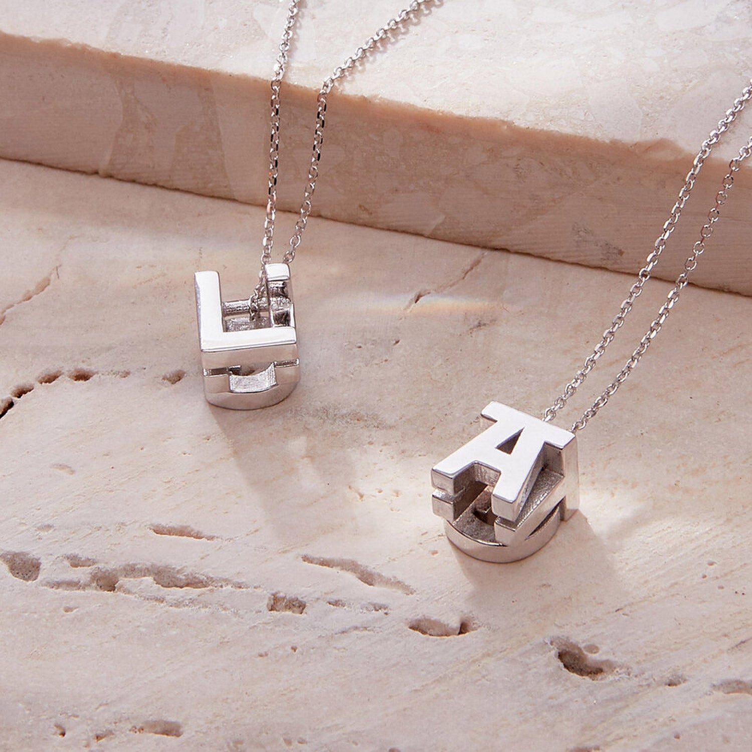BESPOKE INITIAL CUBE PENDANT