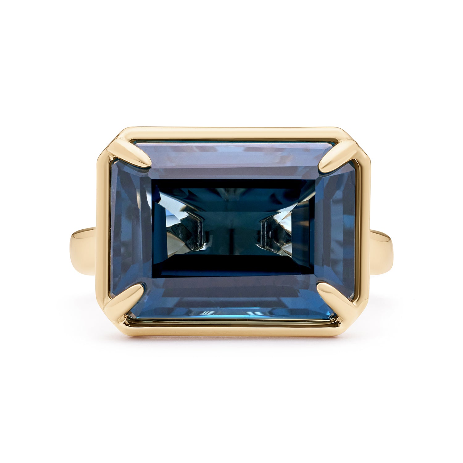 LONDON BLUE HORIZON RING - TOPAZ