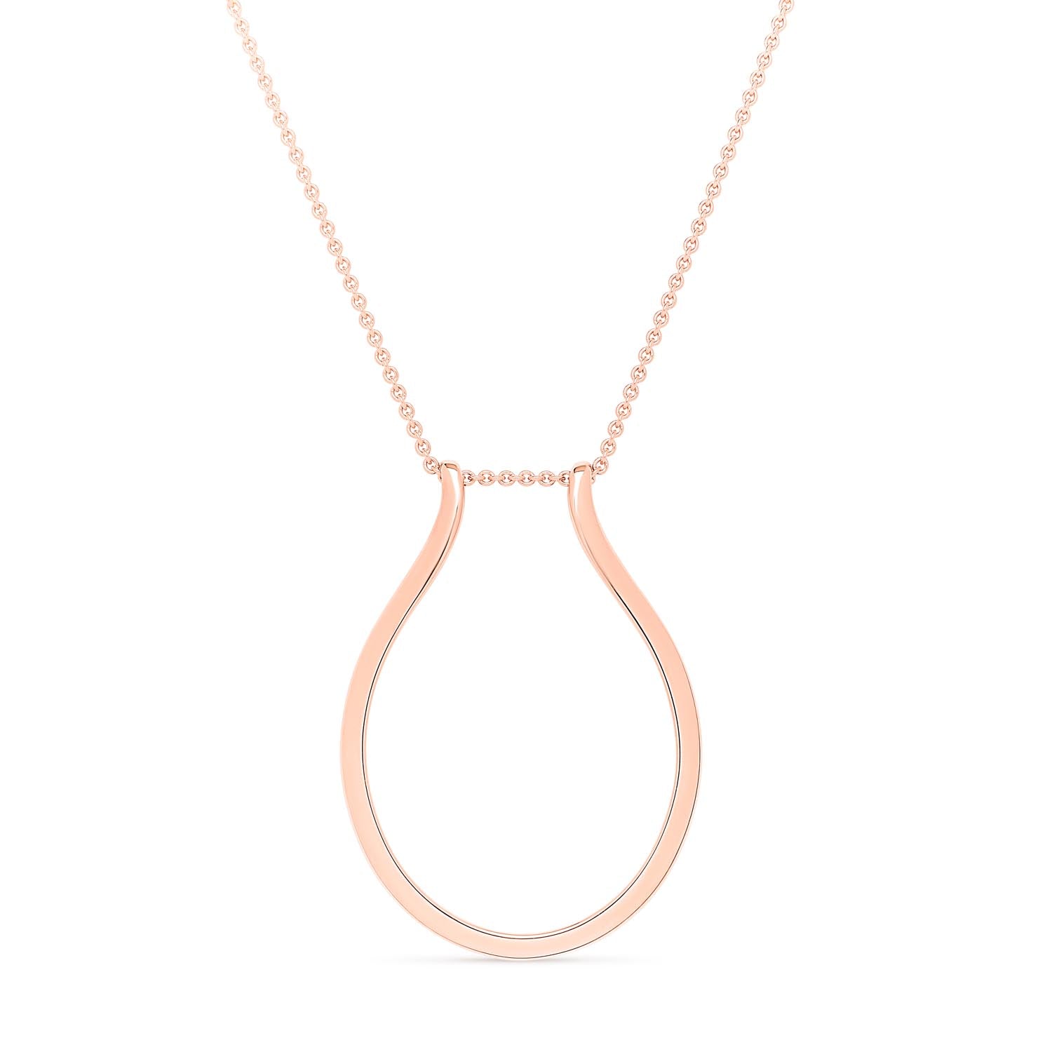 Ring Holder Necklace - Rose Gold