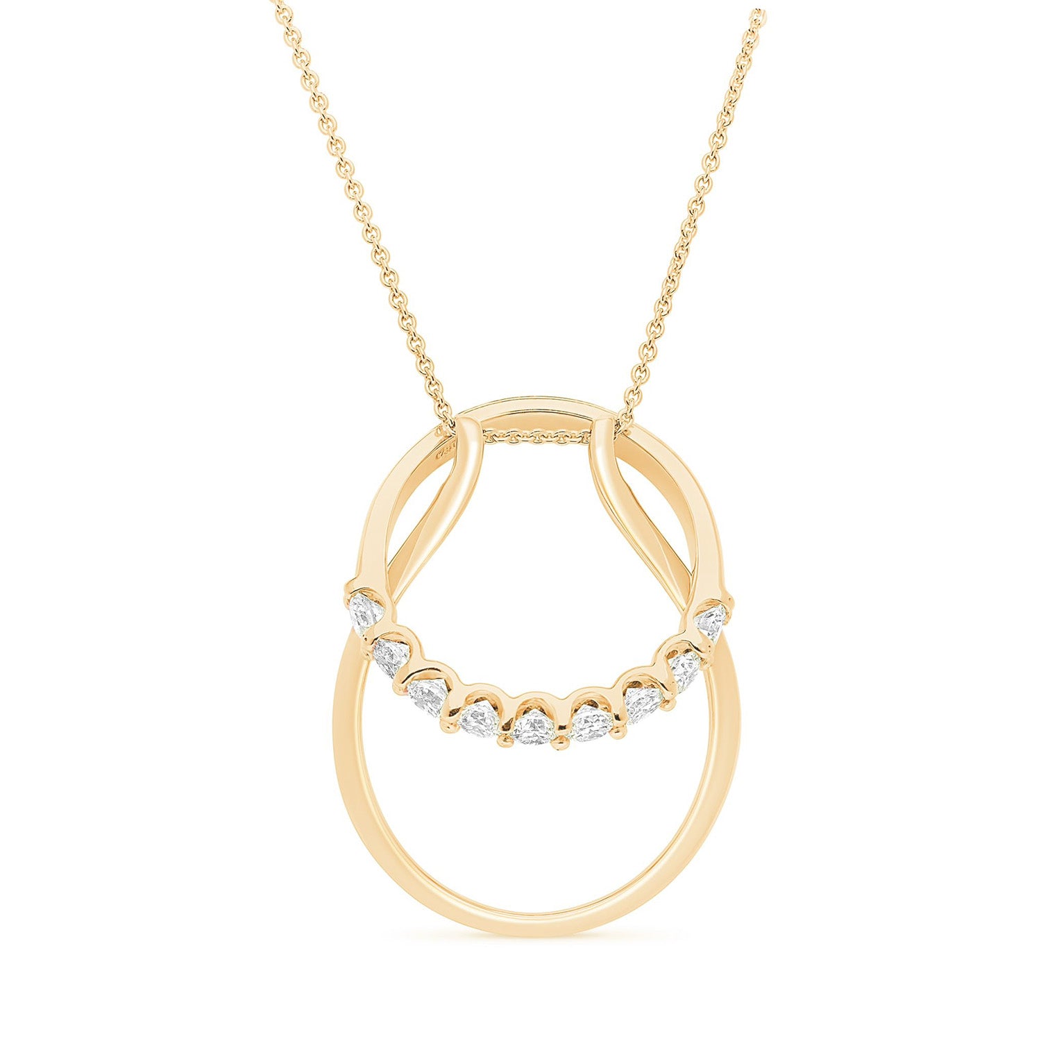 Ring Holder Necklace - Yellow Gold