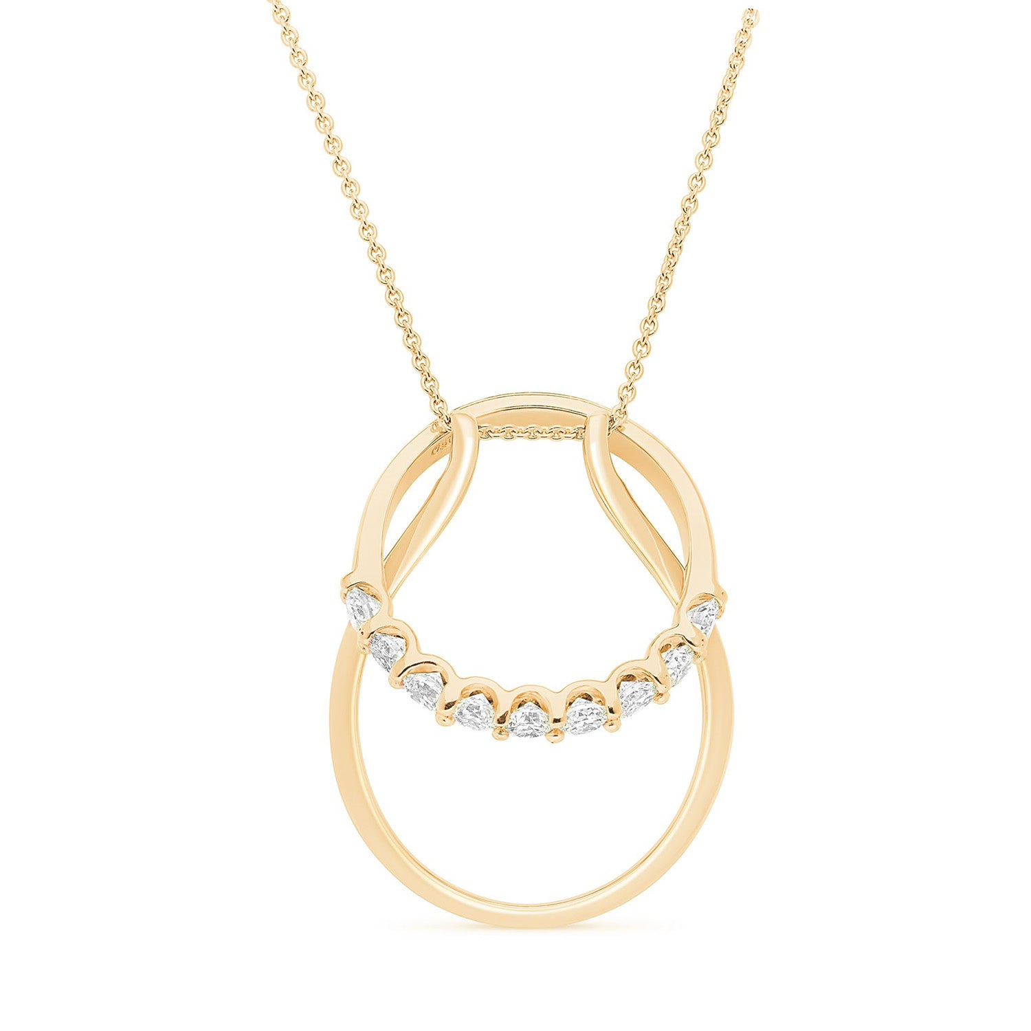 Ring Holder Necklace Yellow Gold