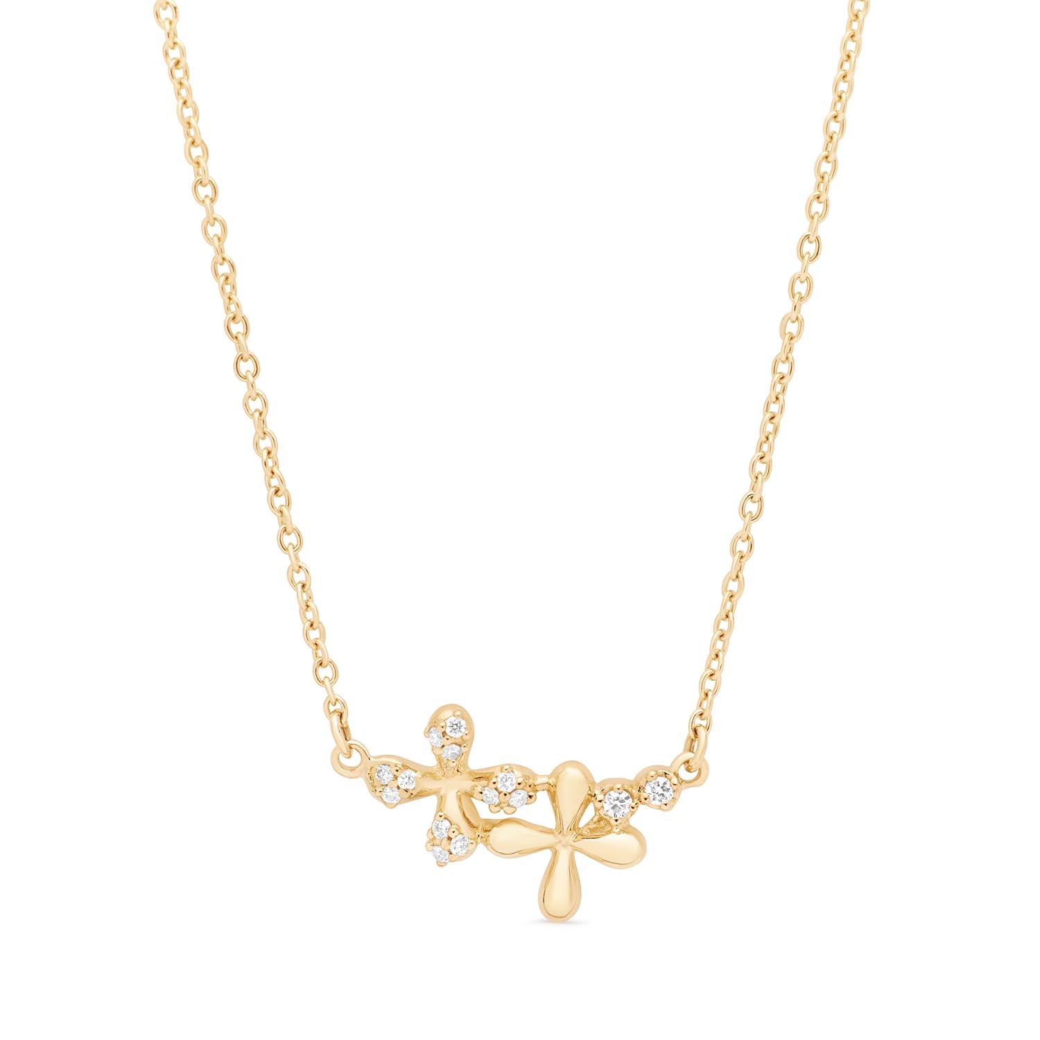 Wildflowers Maxi Diamond Necklace - Yellow Gold