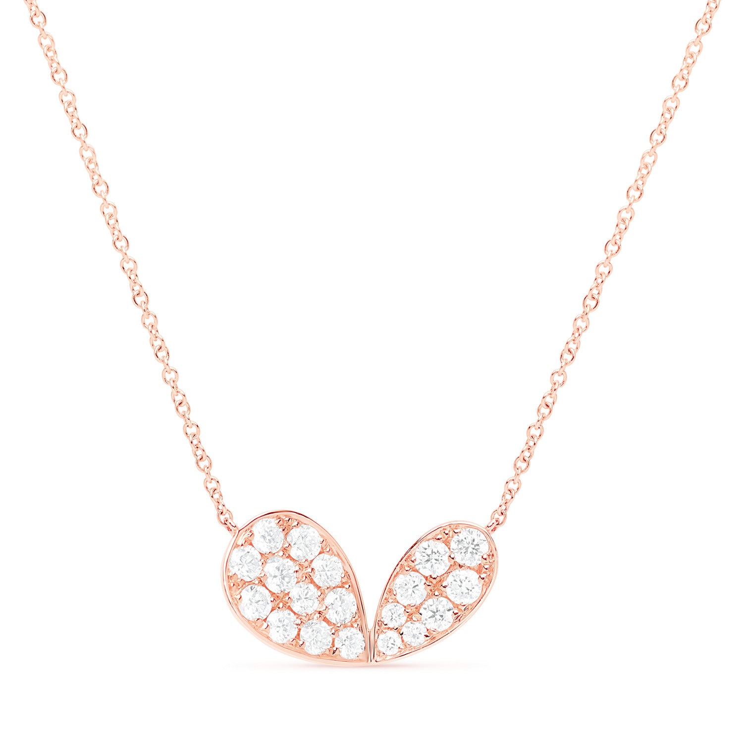 Whispers of Love Maxi Necklace - Rose Gold