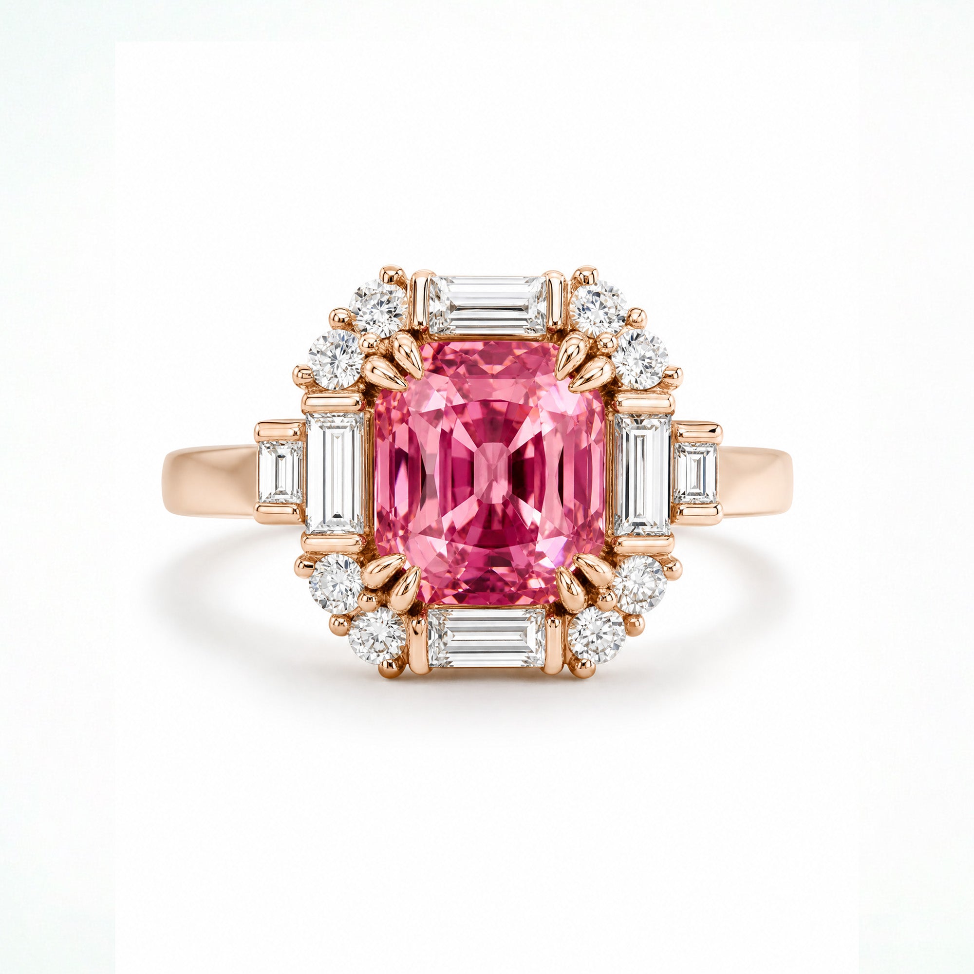 Joanna Padparadscha Sapphire Ring - SOLD