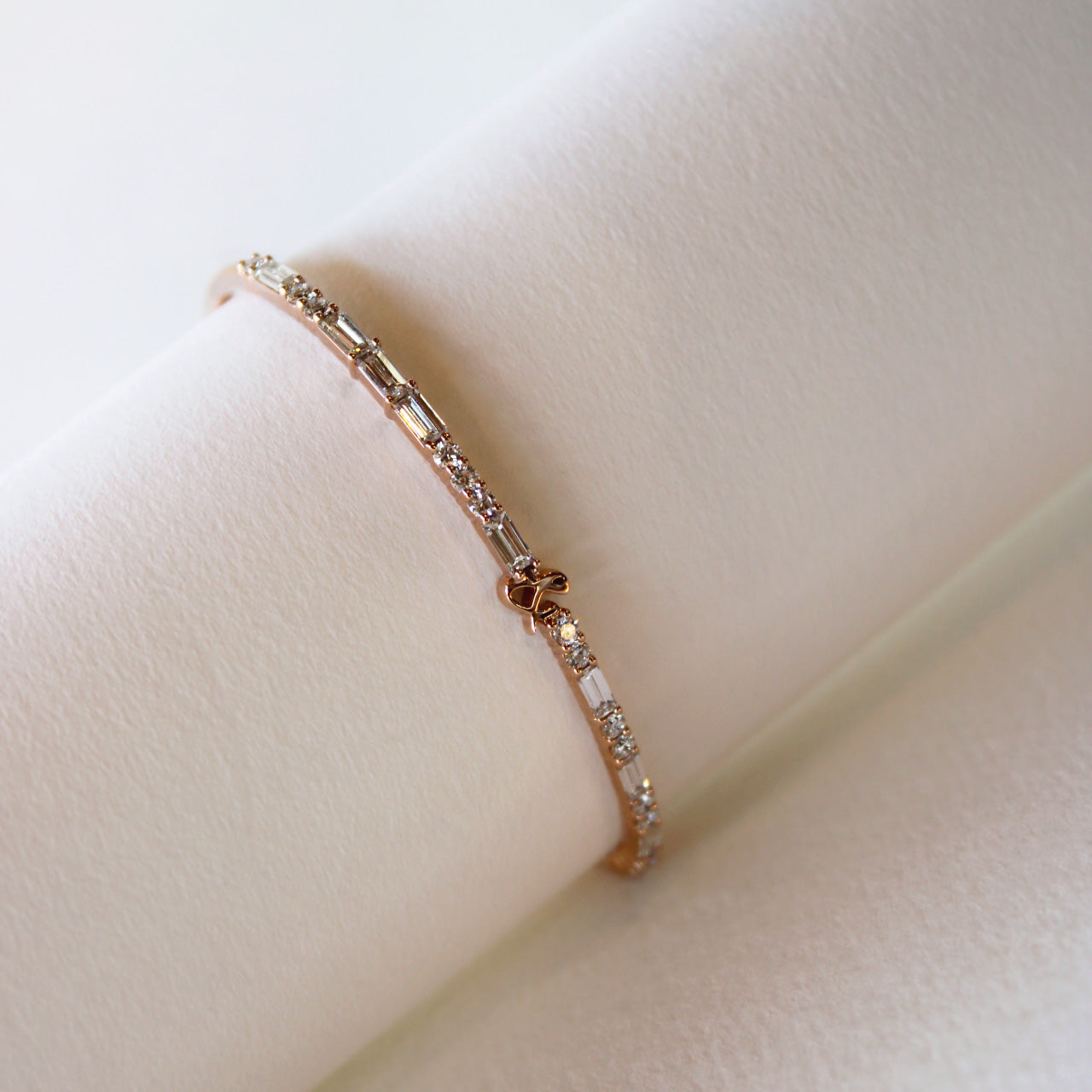 LOVE & FAITH MORSE CODE DIAMOND BANGLE - SOLD