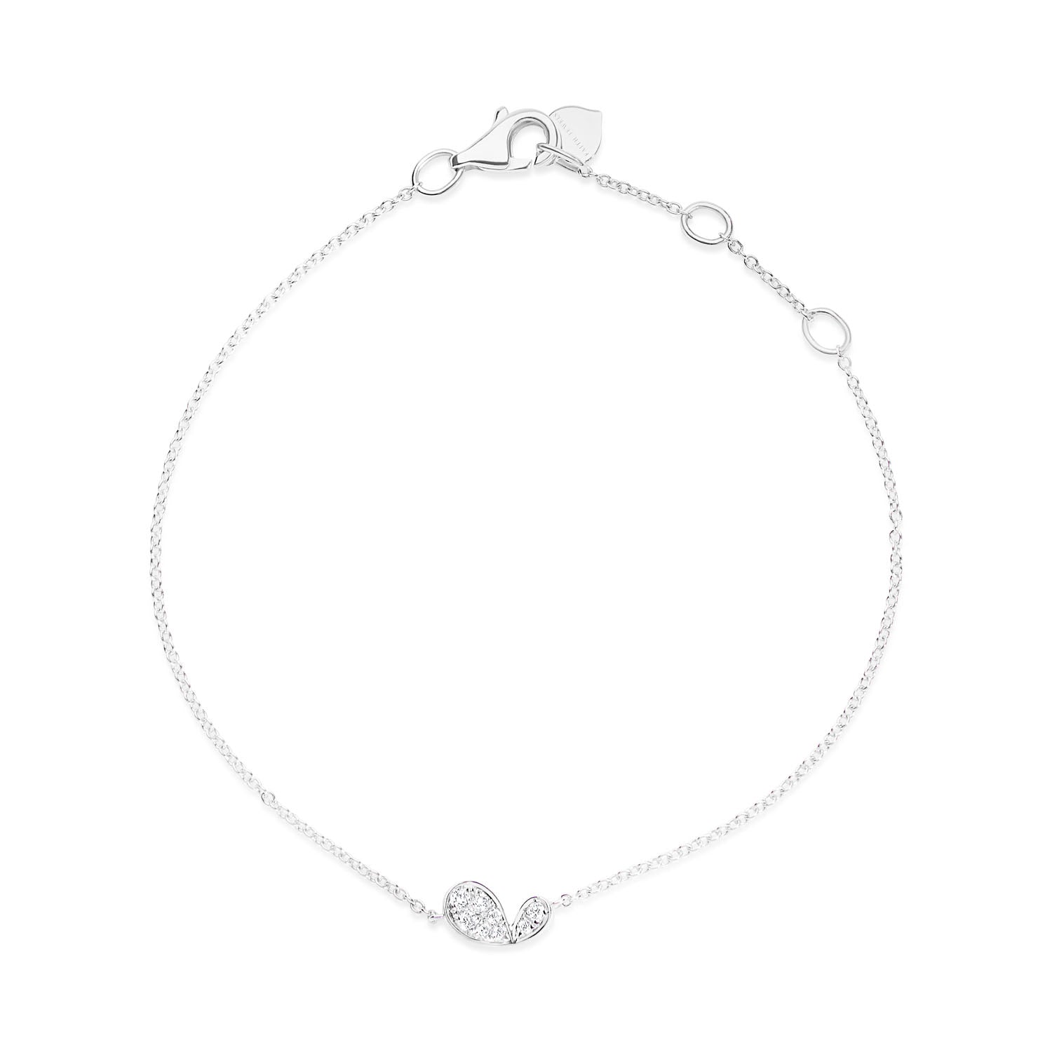 Whispers of Love Diamond Bracelet - White Gold