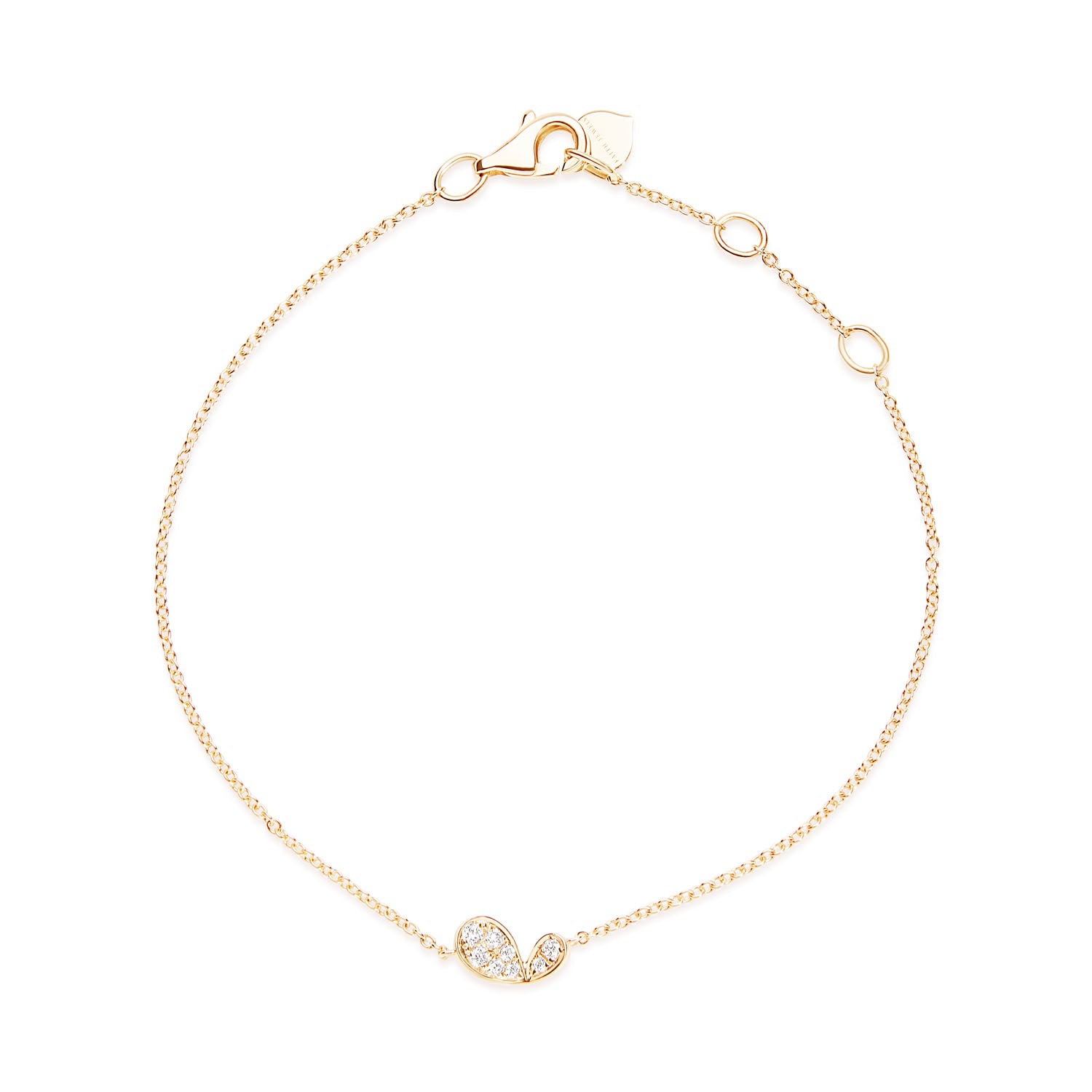 Whispers of Love Diamond Bracelet - Yellow Gold