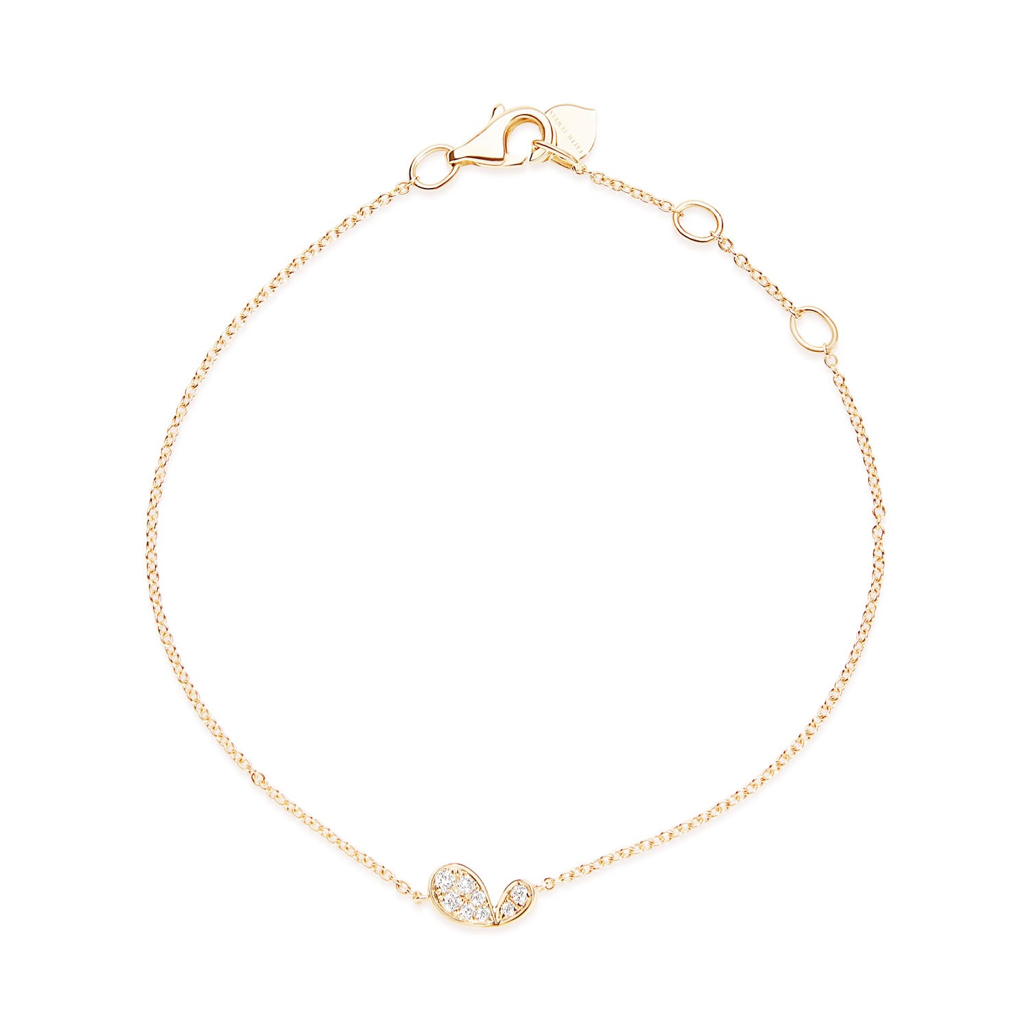 Whispers of Love Diamond Bracelet - Yellow Gold