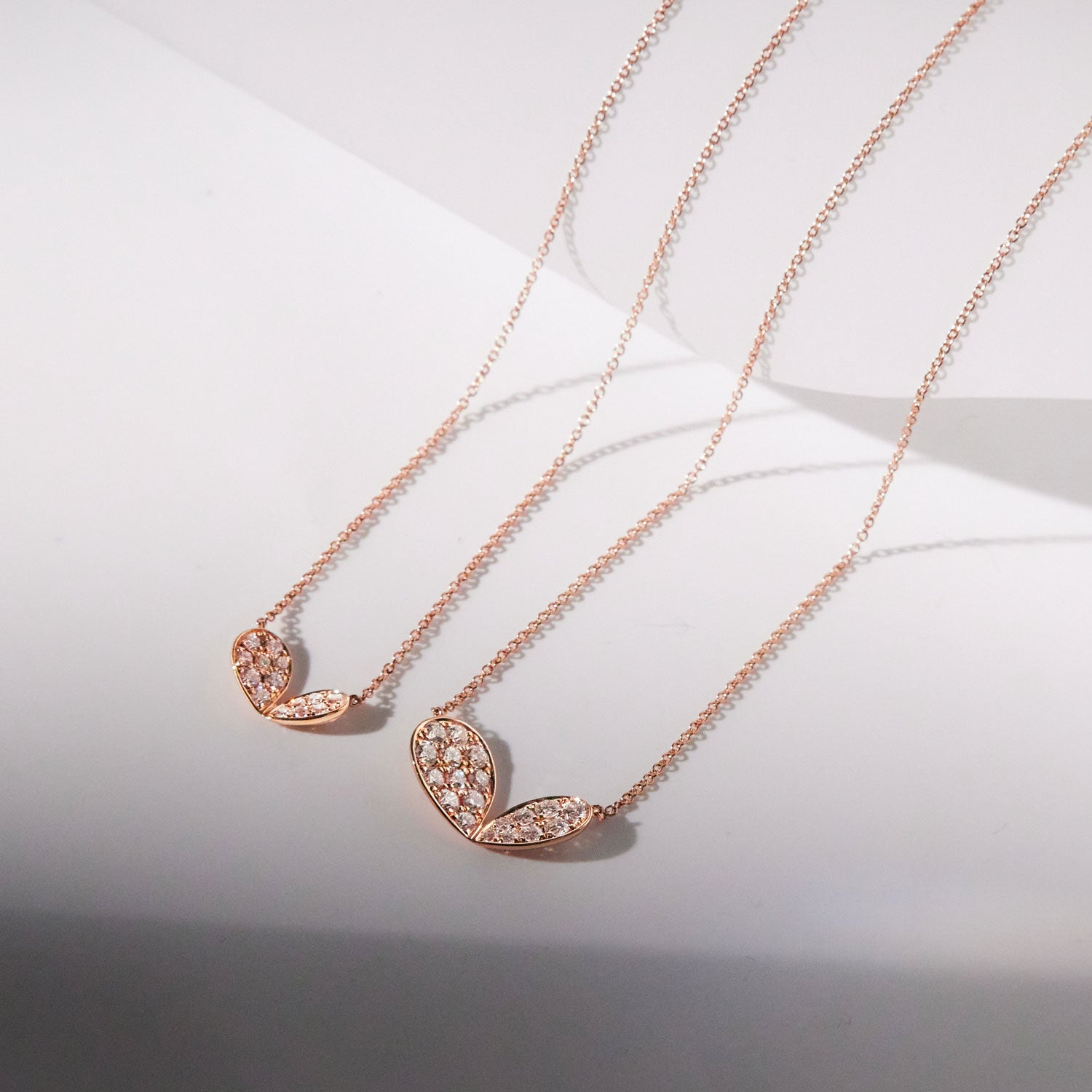 Whispers of Love Mini Necklace - Rose Gold