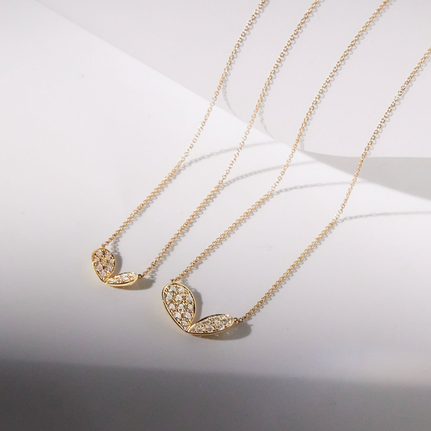 Whispers of Love Mini Necklace - Yellow Gold