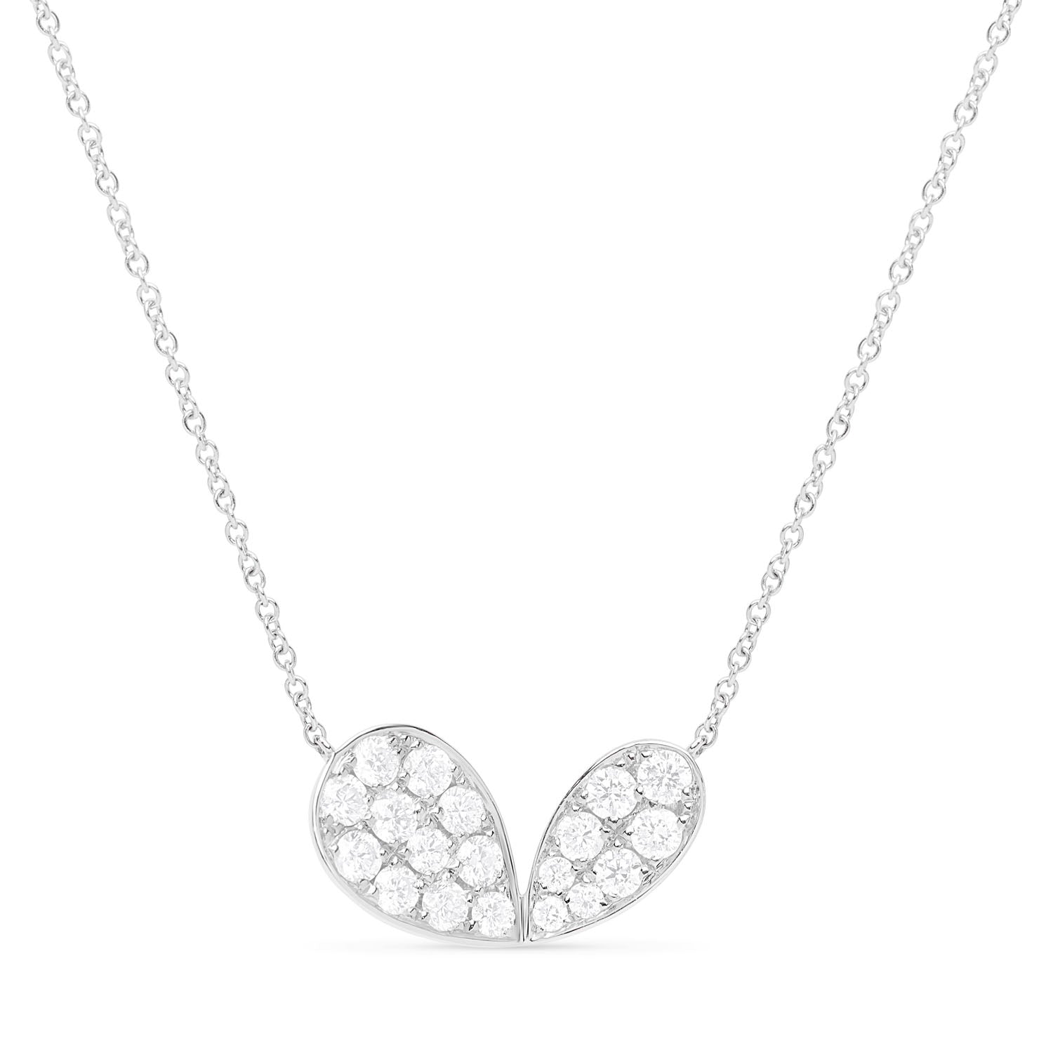 Whispers of Love Maxi Necklace - White Gold