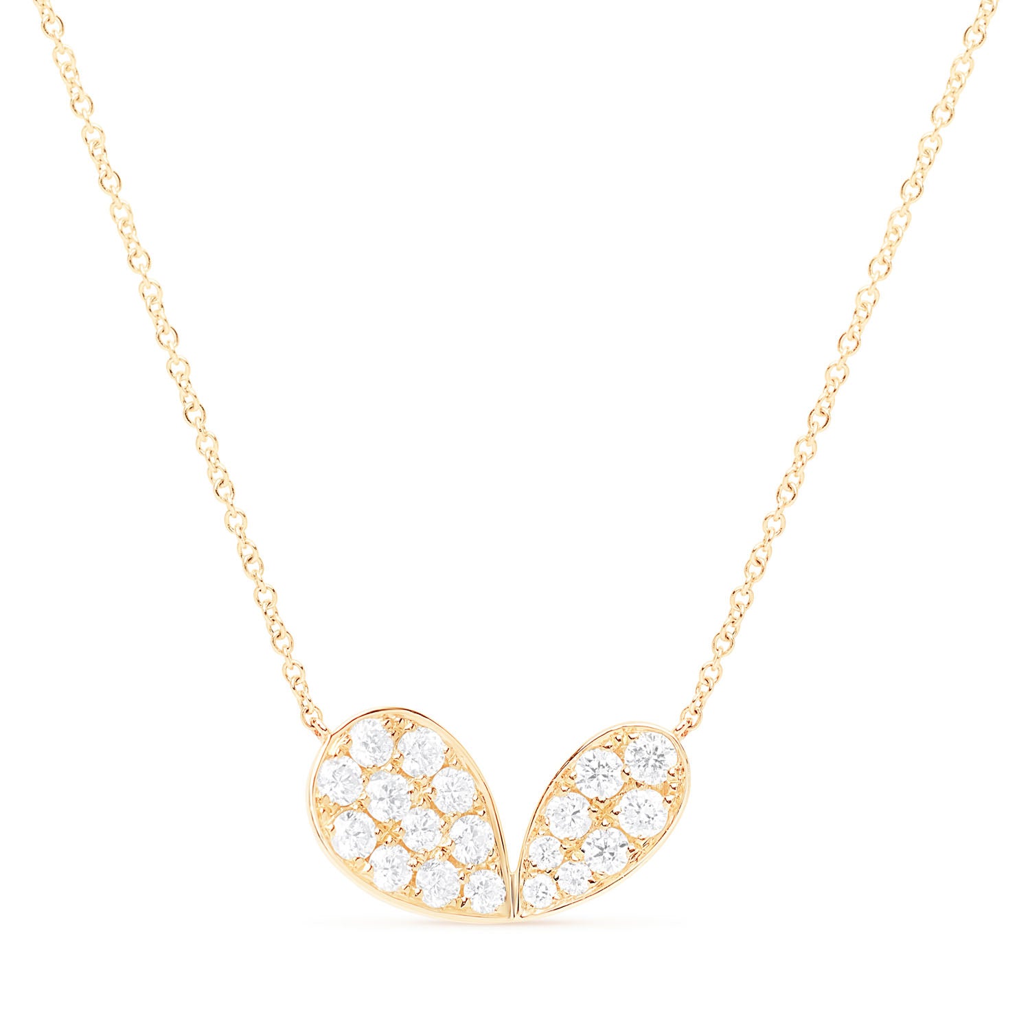 Whispers of Love Maxi Necklace - Yellow Gold
