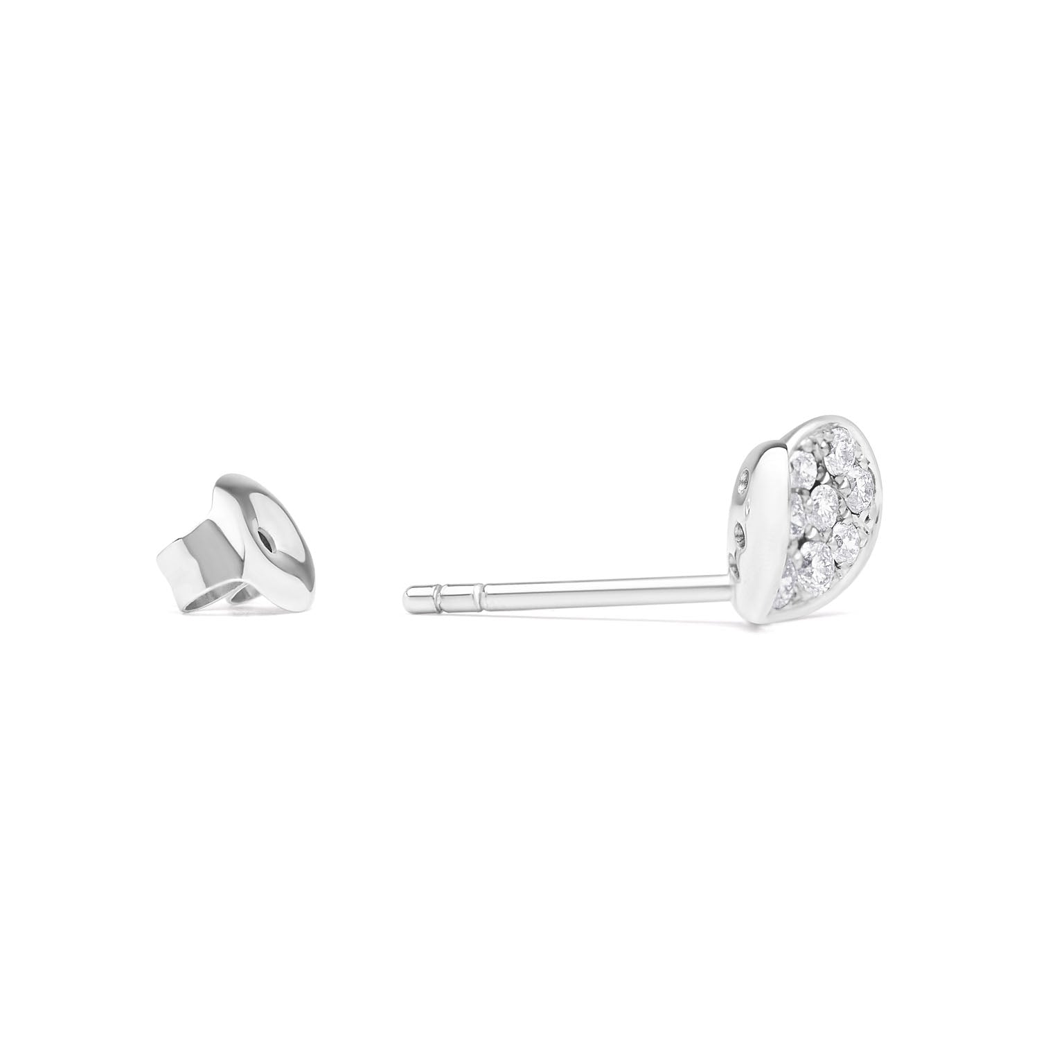 Whispers of Love Maxi Diamond Earrings - White Gold