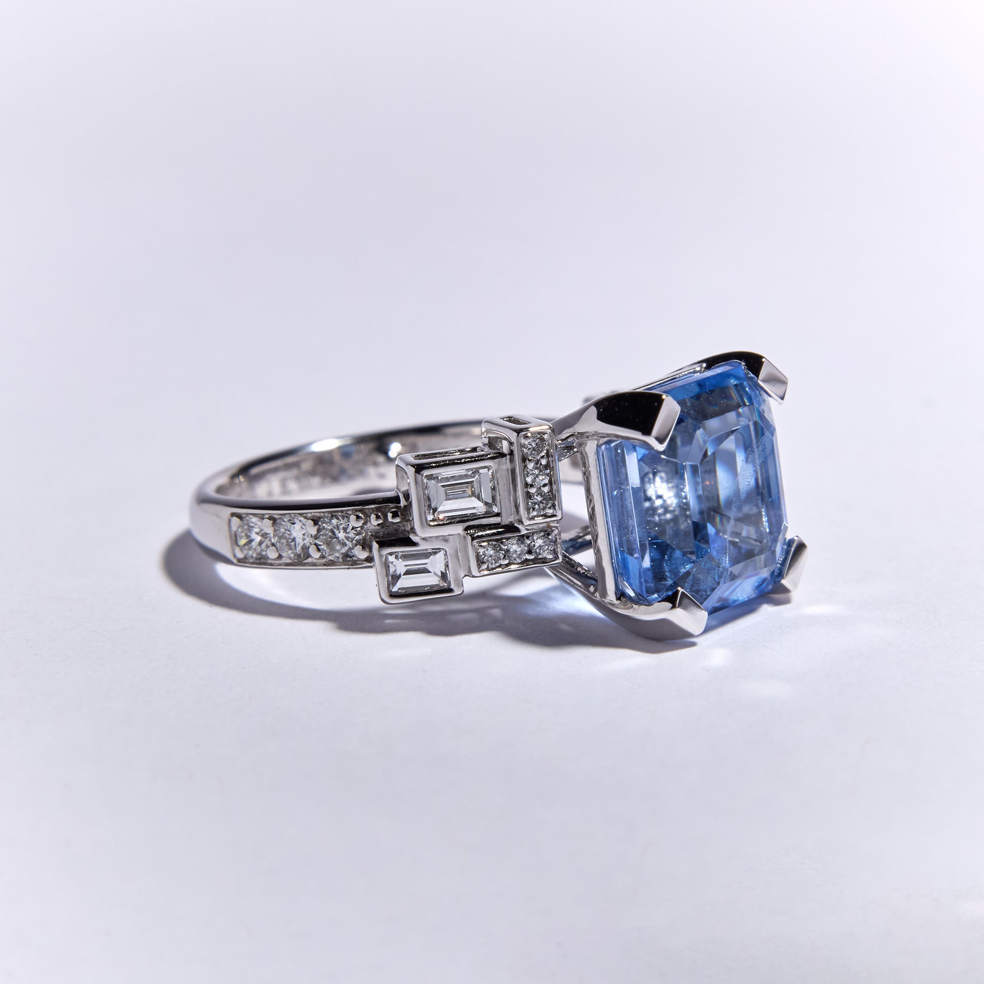 SKYLINE AQUAMARINE RING - SOLD