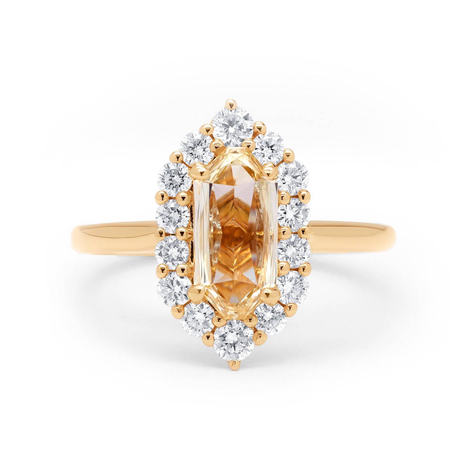 ADELINE CHAMPAGNE DIAMOND RING - SOLD