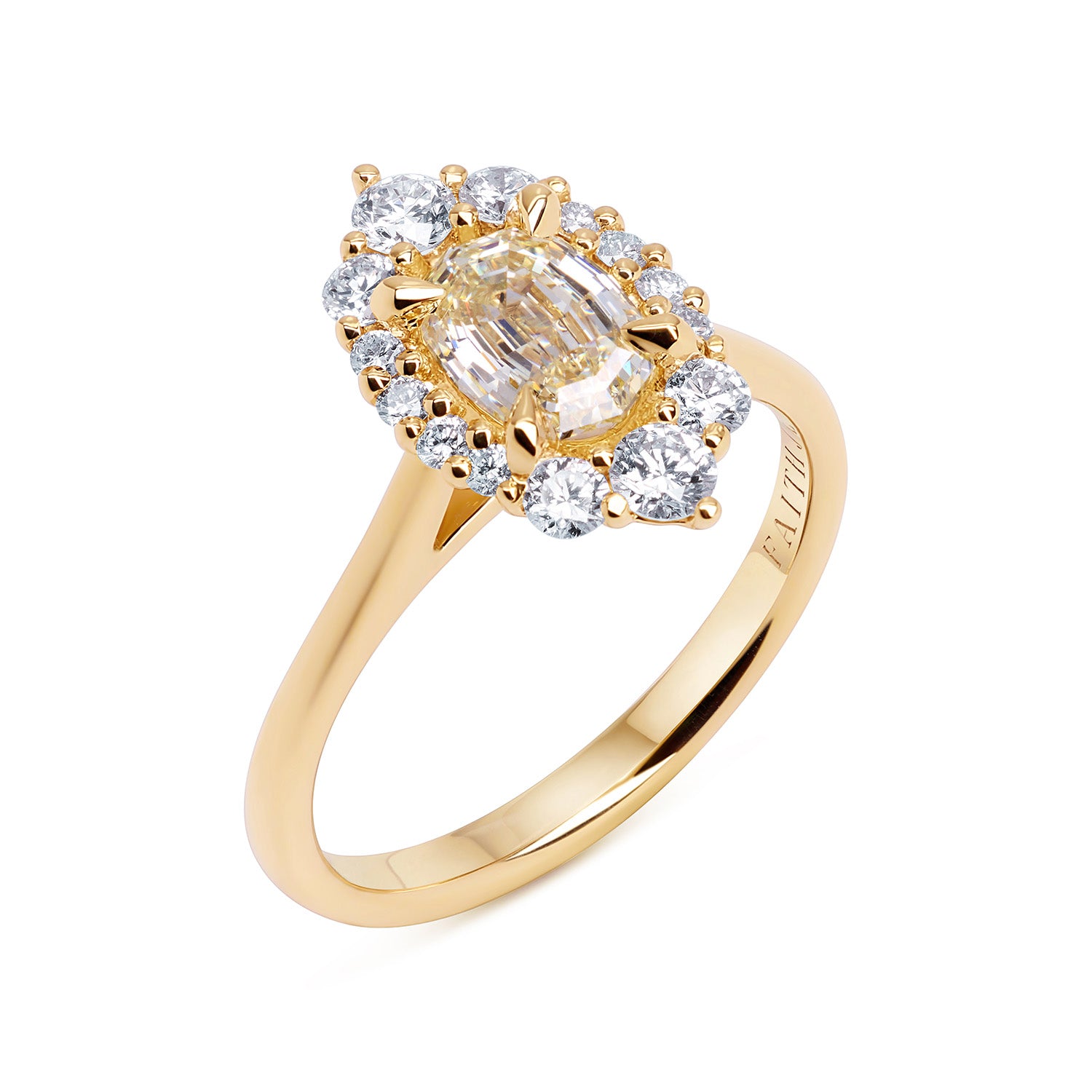 ADELINE OVAL DIAMOND RING