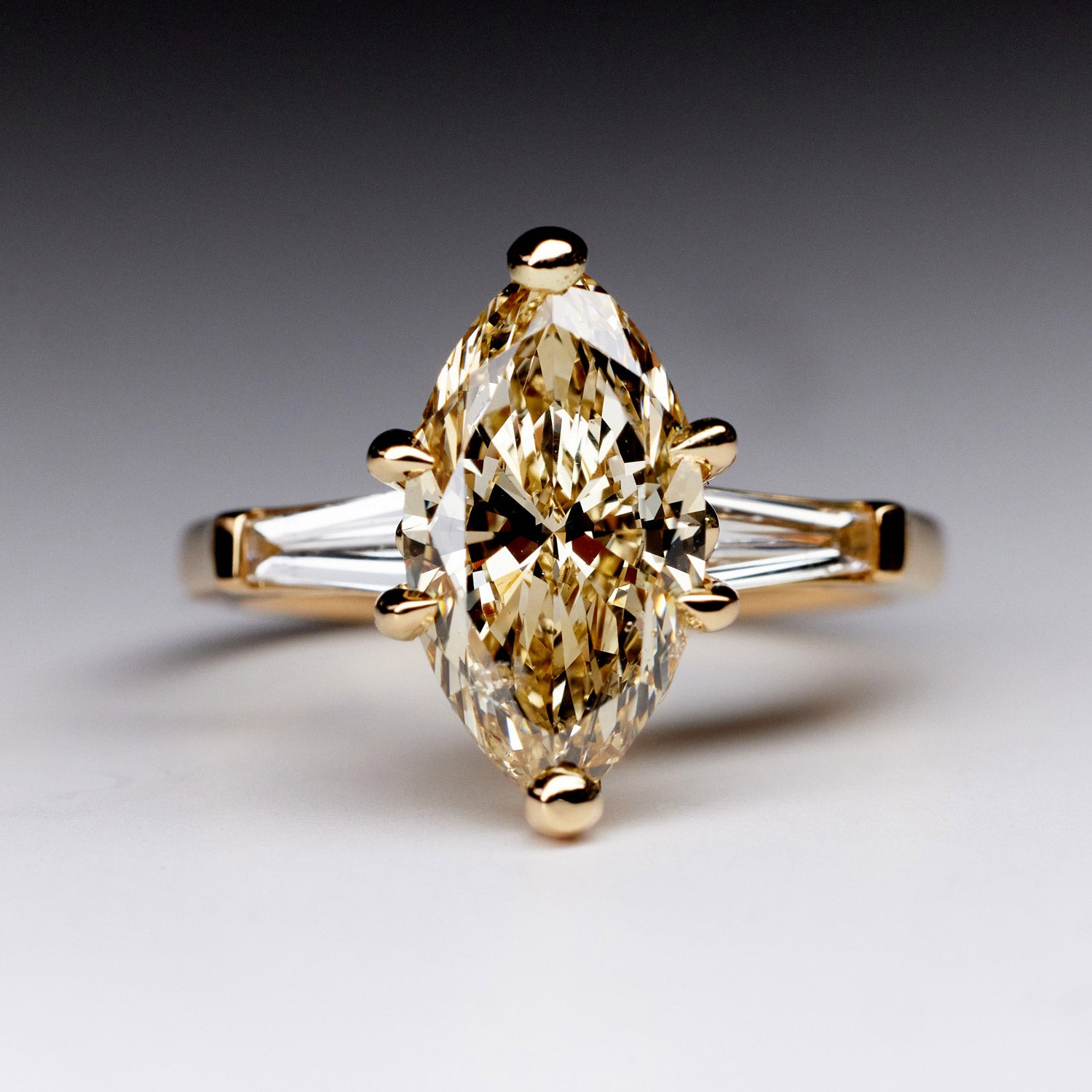 AIMEE CHAMPAGNE DIAMOND RING - SOLD