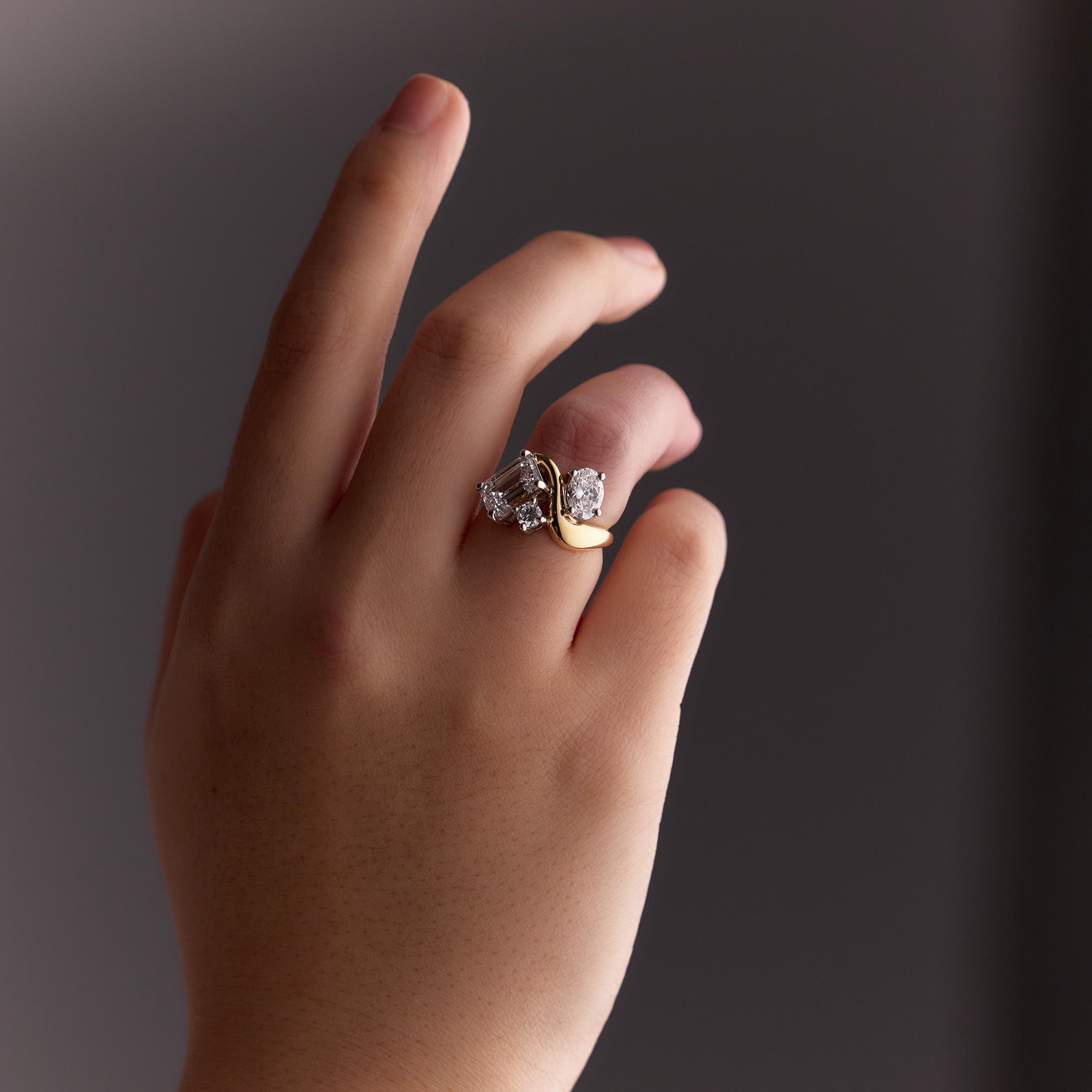 JESS TRILOGY DIAMOND ENGAGEMENT RING - SOLD