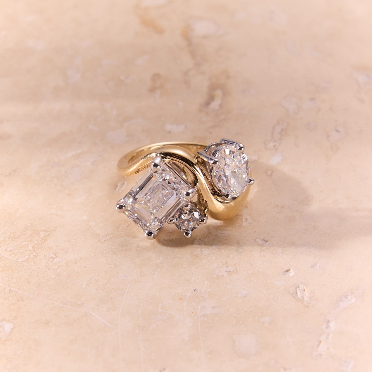 JESS TRILOGY DIAMOND ENGAGEMENT RING - SOLD