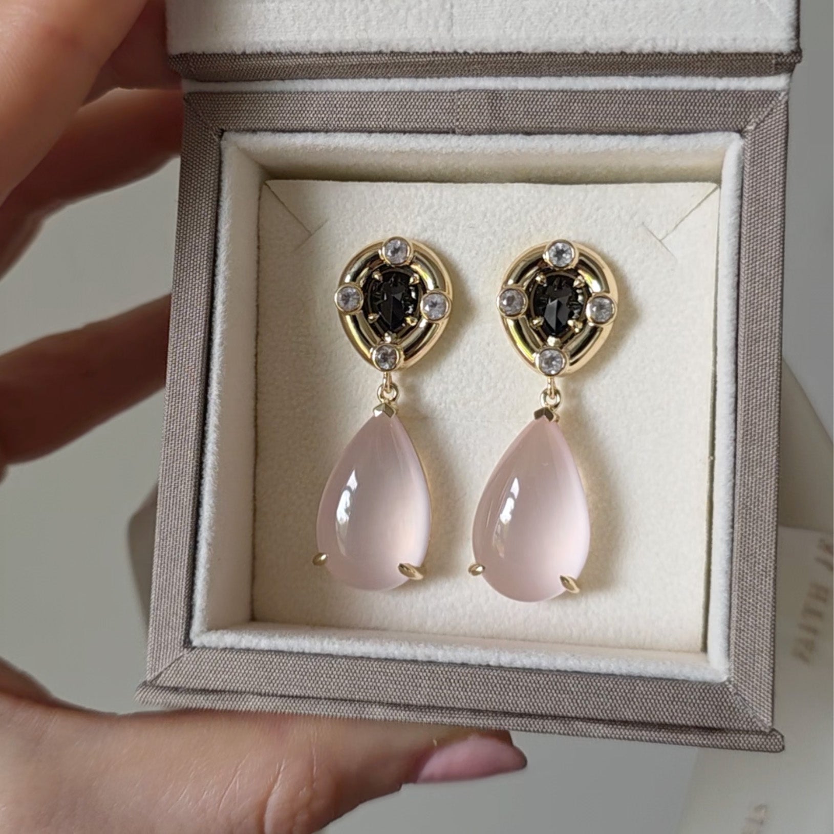 KK CABOCHON EARRINGS - SOLD