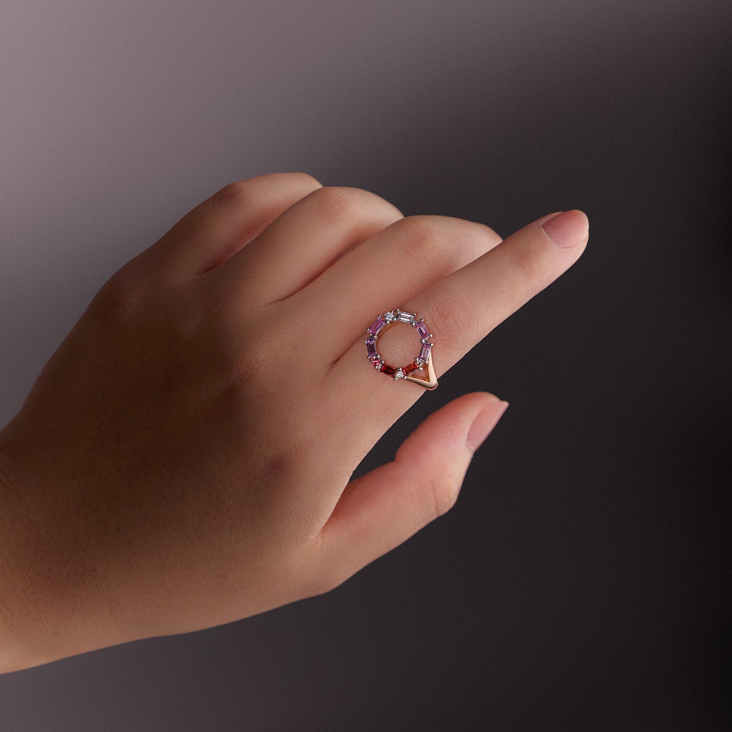 MARGARET MORSE CODE RING - SOLD