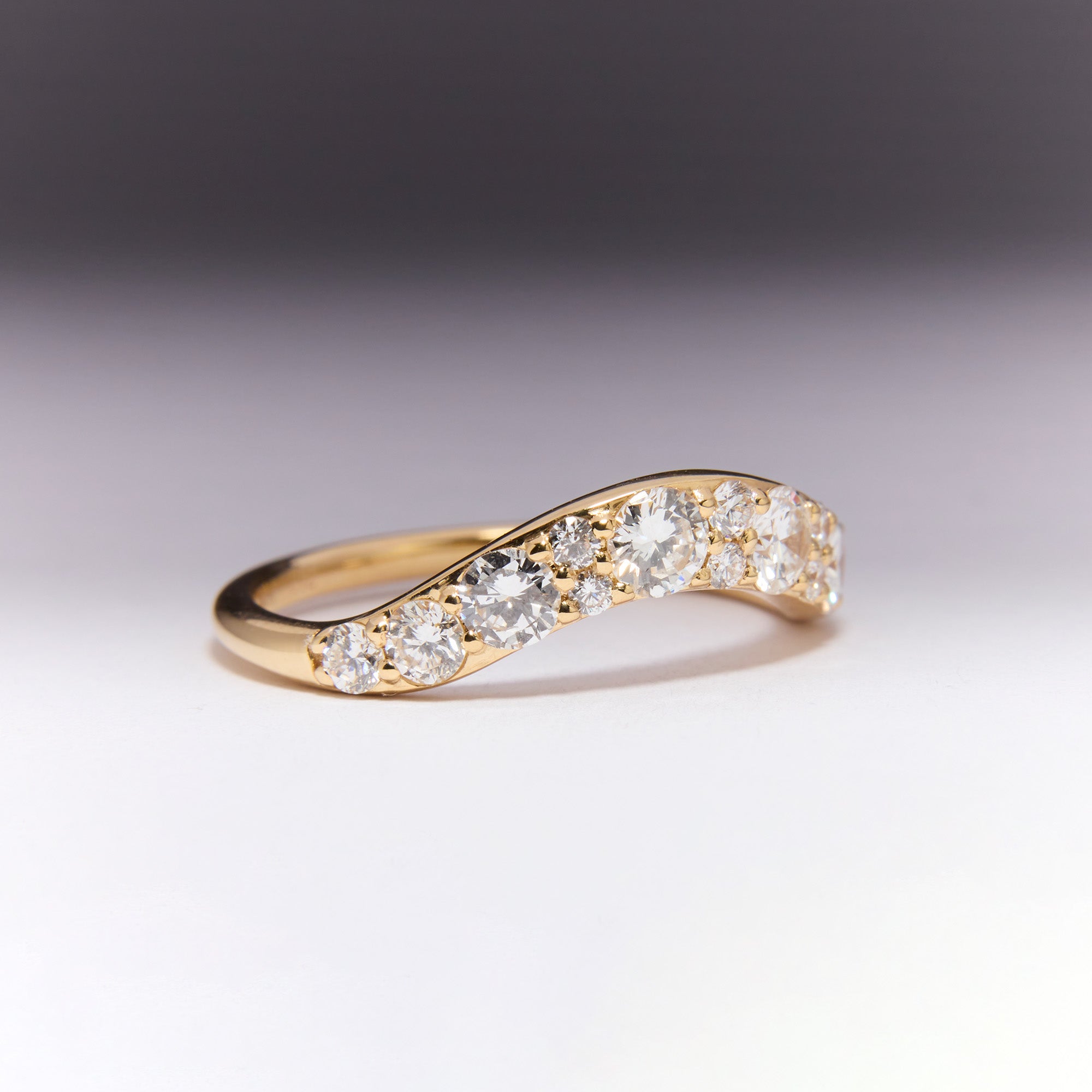 ARC DIAMOND WEDDING BAND - SOLD